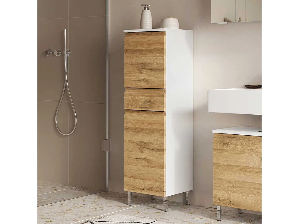 Moderner Badezimmer Midischrank Made in Germany 120 cm hoch