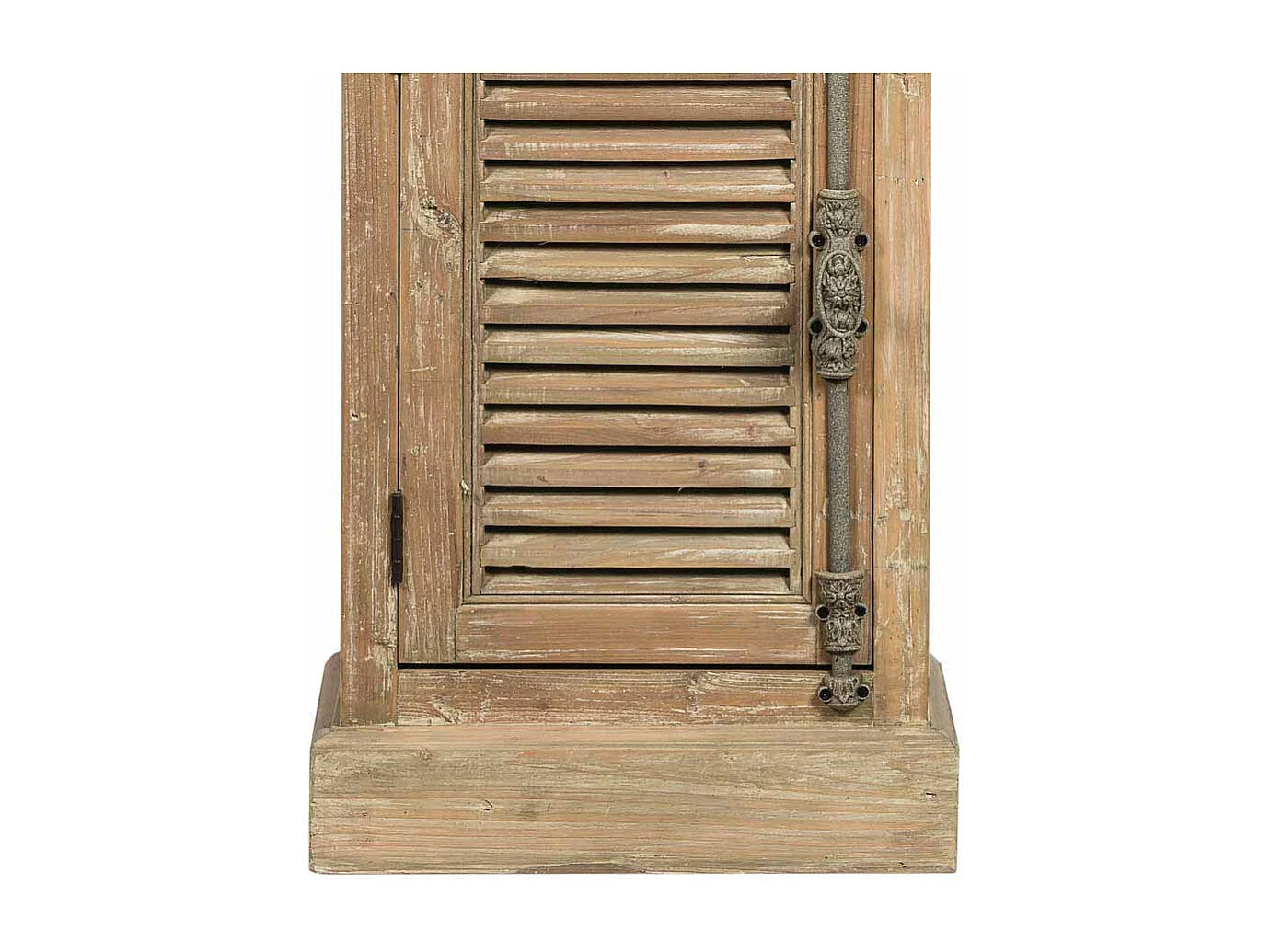 Badezimmer Hochschrank aus Kiefer Antik Finish