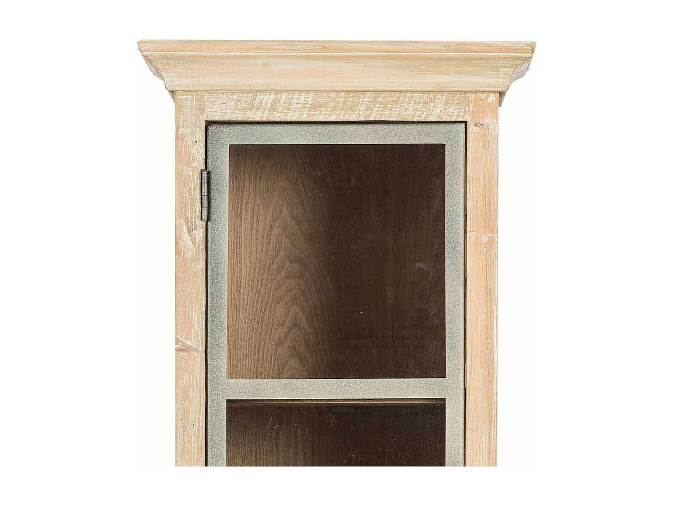 Badezimmer Hochschrank aus Kiefer Antik Finish