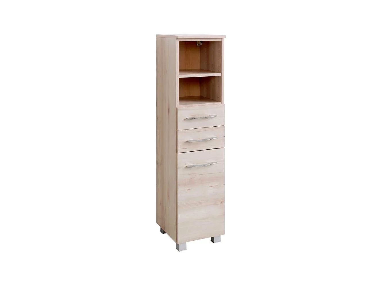 Badezimmer Hochschrank in Buche 30 cm breit