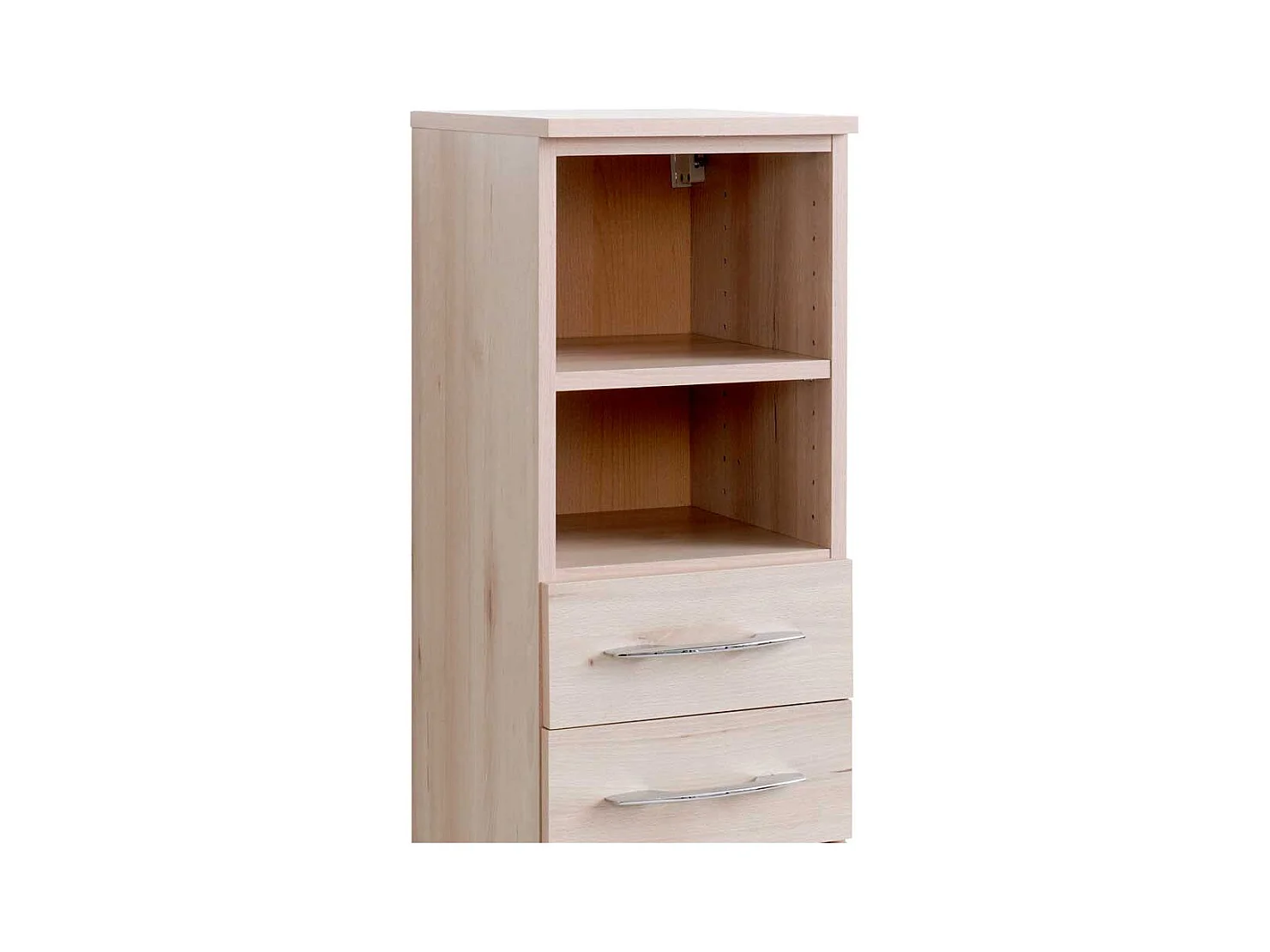 Badezimmer Hochschrank in Buche 30 cm breit