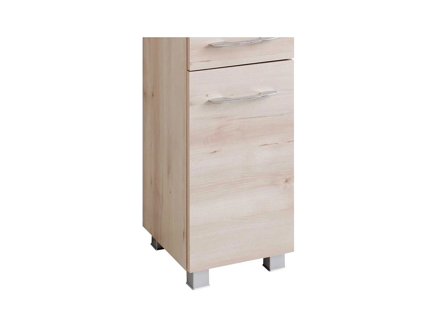 Badezimmer Hochschrank in Buche 30 cm breit