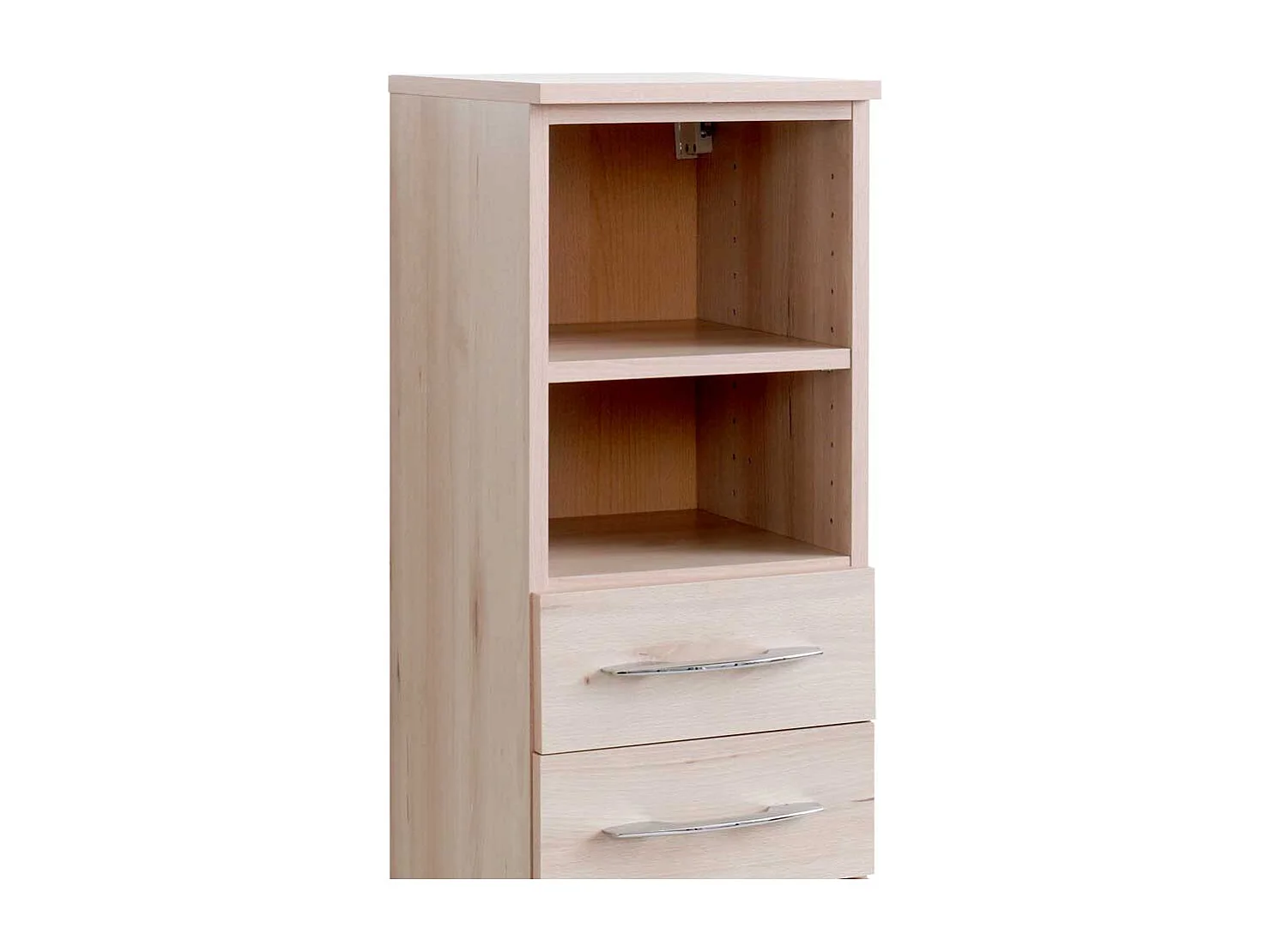 Badezimmer Hochschrank in Buche 30 cm breit