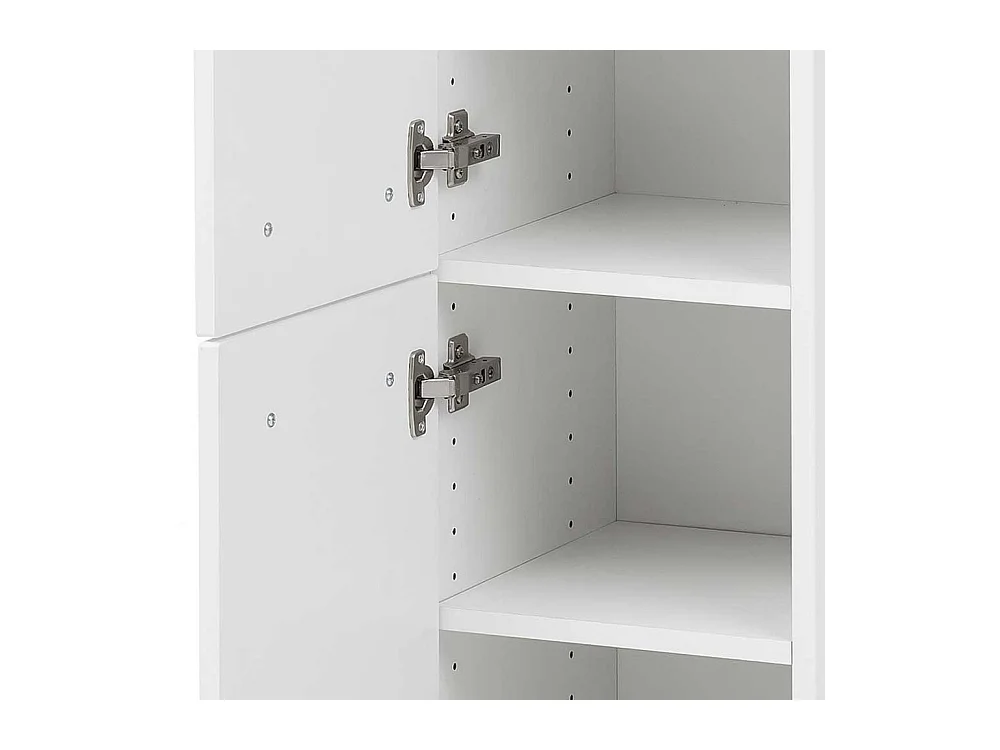 Badschrank in Weiß 30 cm breit