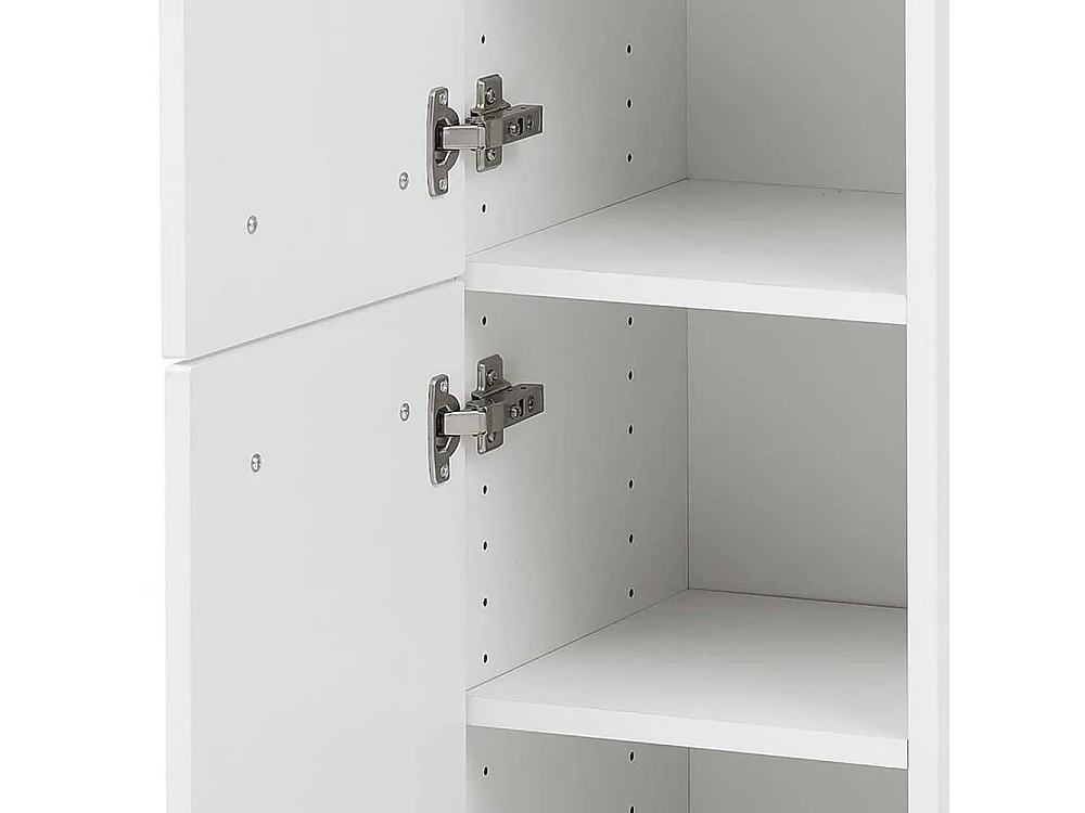 Badschrank in Weiß 30 cm breit