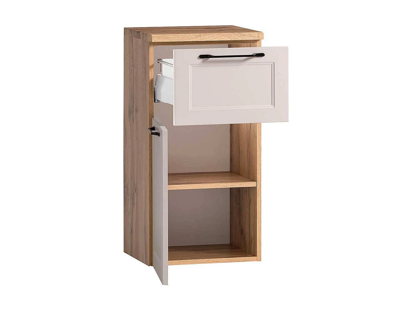 Badezimmerschrank Beistellschrank Bad im Landhausstil 40 cm breit