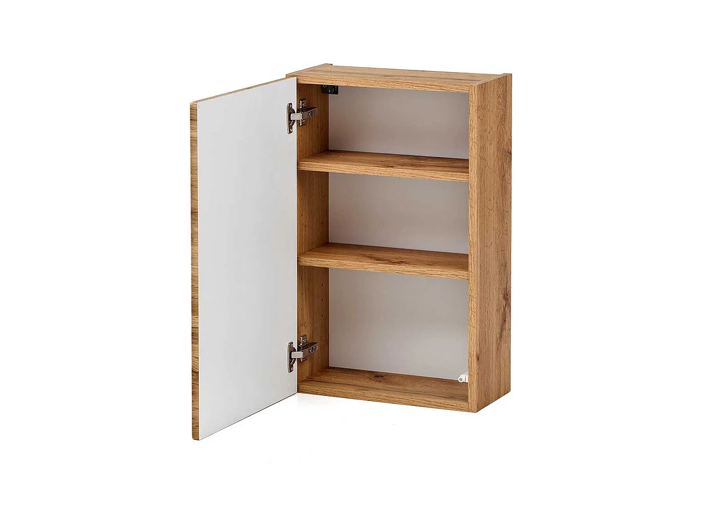 Badezimmer Hängeschrank im Wildeiche Dekor 1 türig