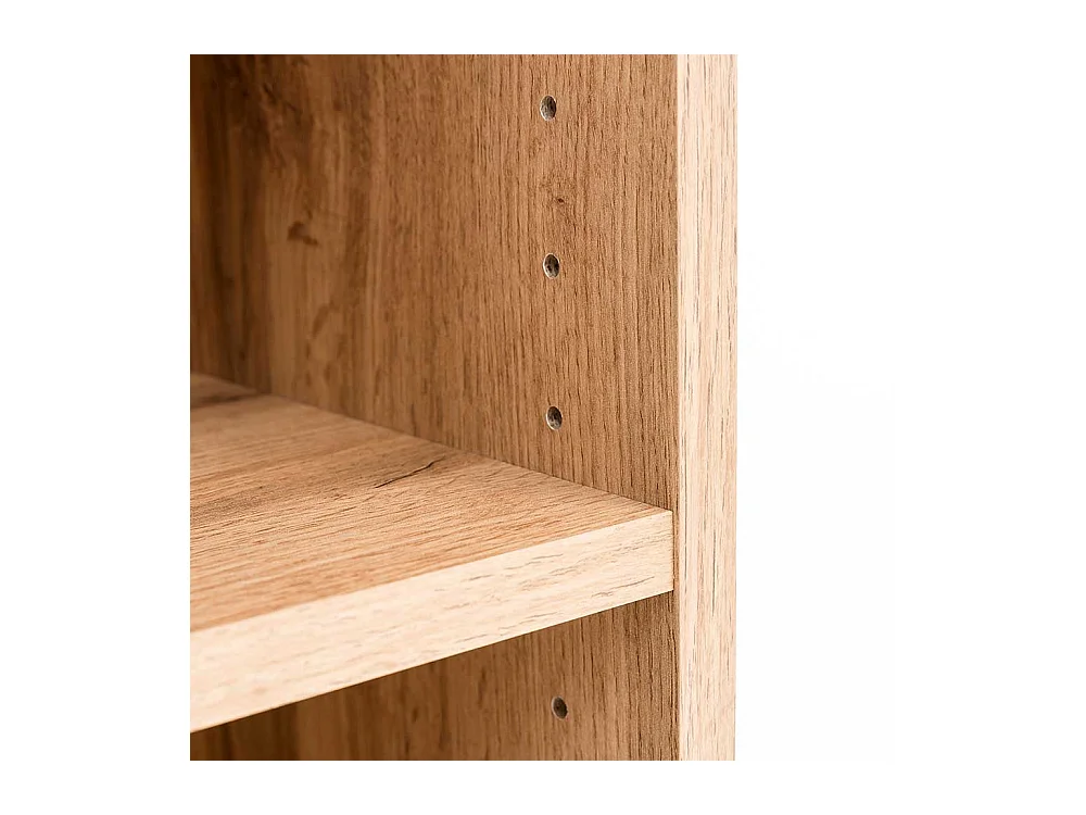 Badezimmer Hängeschrank im Wildeiche Dekor 1 türig