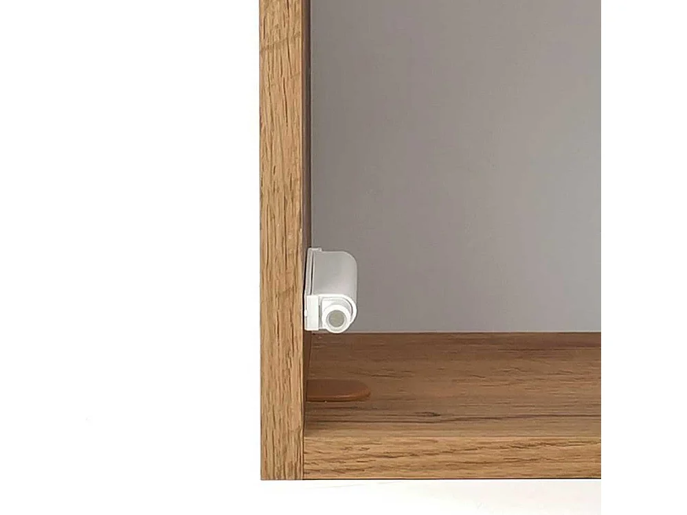 Badezimmer Hängeschrank im Wildeiche Dekor 1 türig