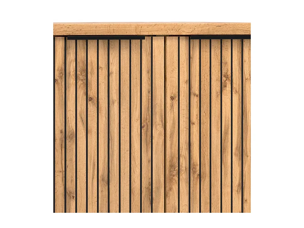 Moderner Badmidischrank hängend oder stehend Wildeichefarben