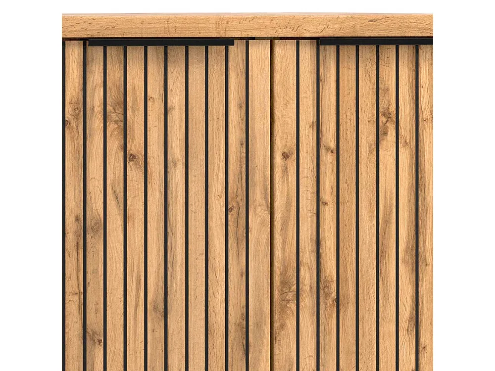 Moderner Badmidischrank hängend oder stehend Wildeichefarben