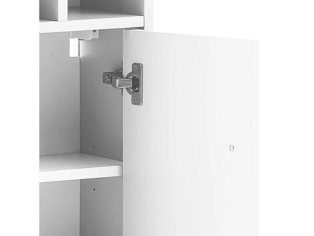 Bad Midischrank zur Wandmontage Weiß & Gold