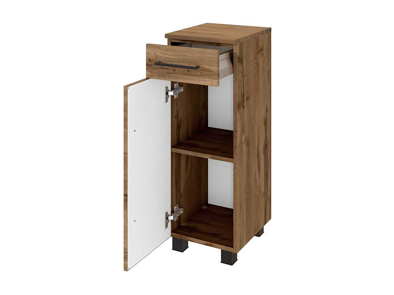 Badezimmerschränkchen in Wildeichefarben Made in Germany