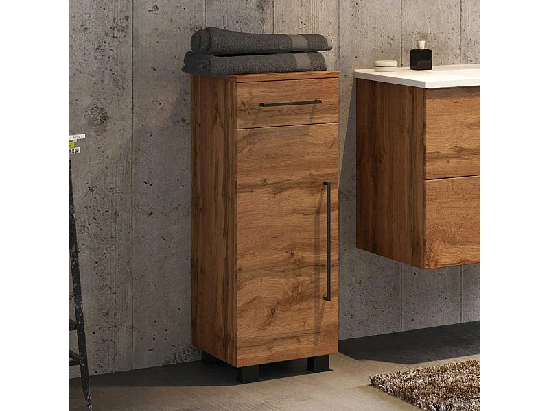 Badezimmerschränkchen in Wildeichefarben Made in Germany