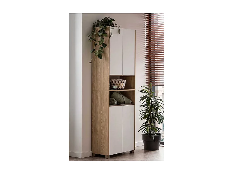 Bad Hochschrank Skandi 187 cm hoch Made in Germany