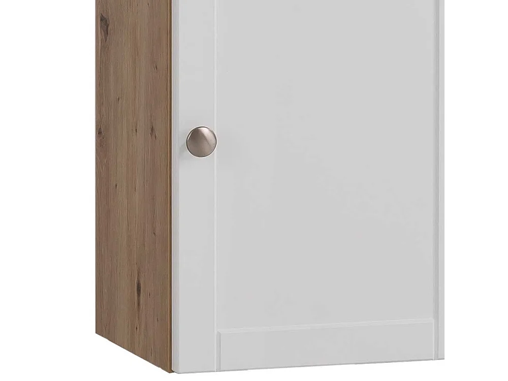 Badezimmerwandschrank in Wildeichefarben Weiß