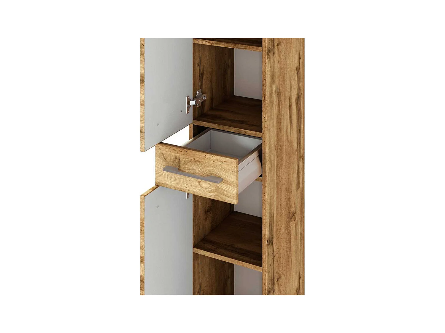 Midischrank für Badezimmer Wildeichefarben