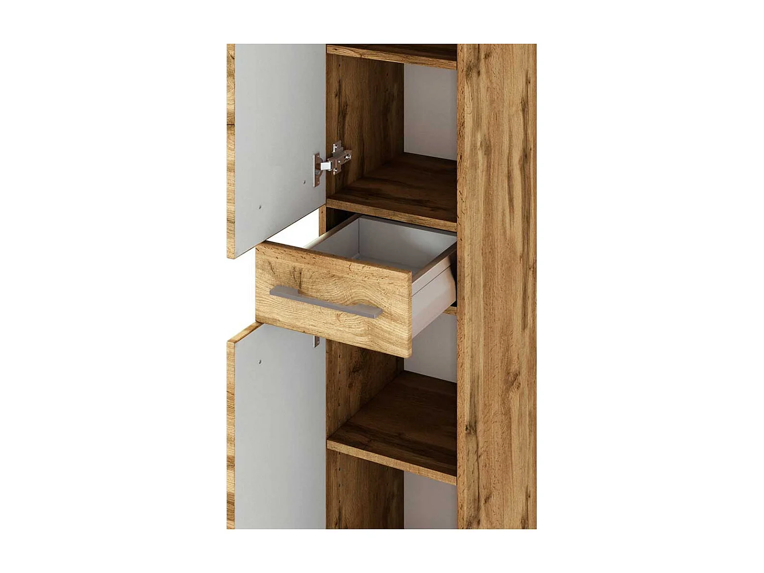 Midischrank für Badezimmer Wildeichefarben