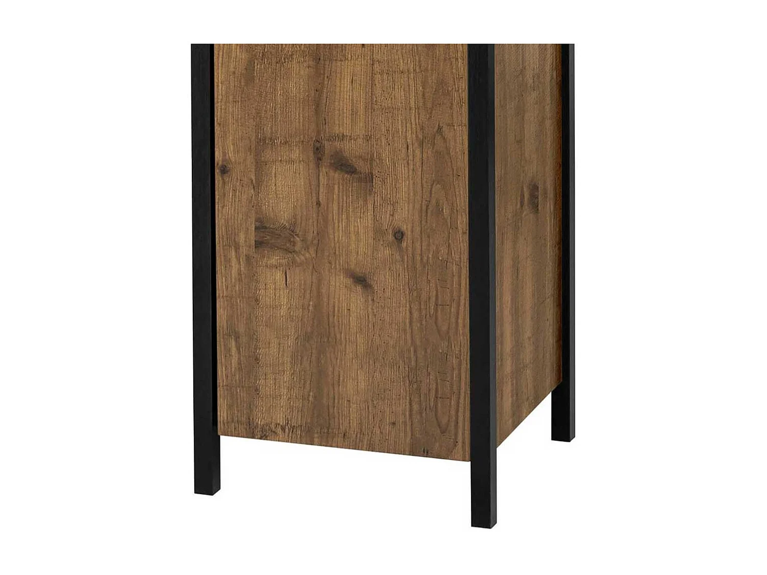 Badseitenschrank im Industry und Loft Stil Holz Optik Eiche verwittert