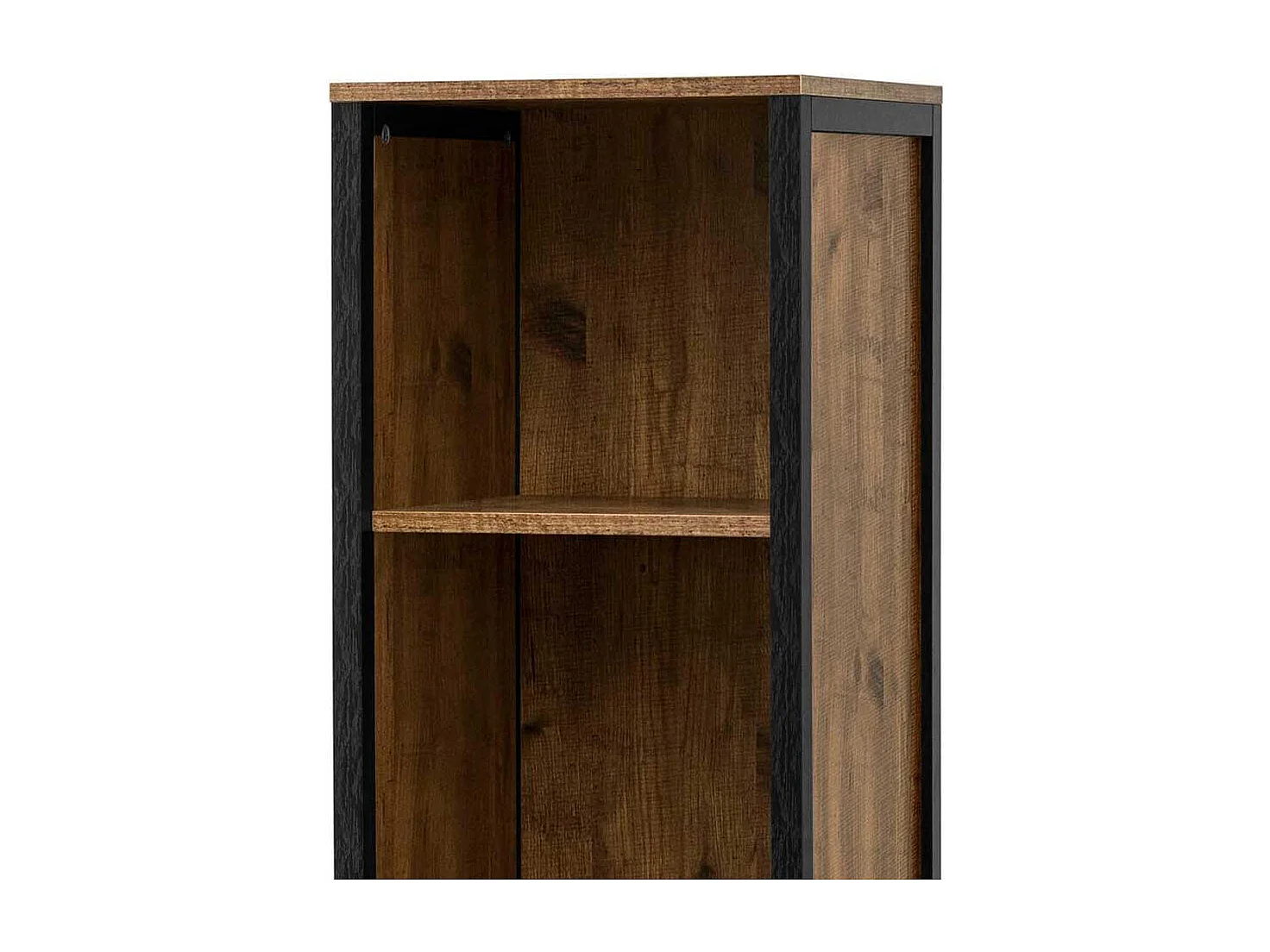 Badseitenschrank im Industry und Loft Stil Holz Optik Eiche verwittert