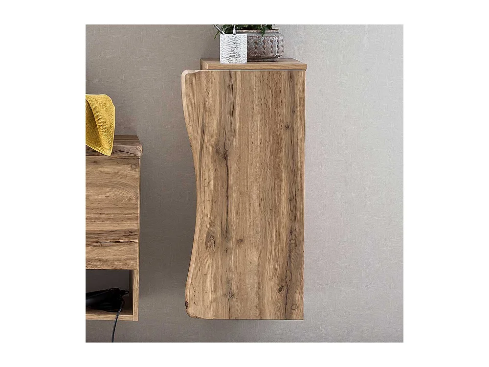 Badschrank in Wildeichefarben Landhausstil