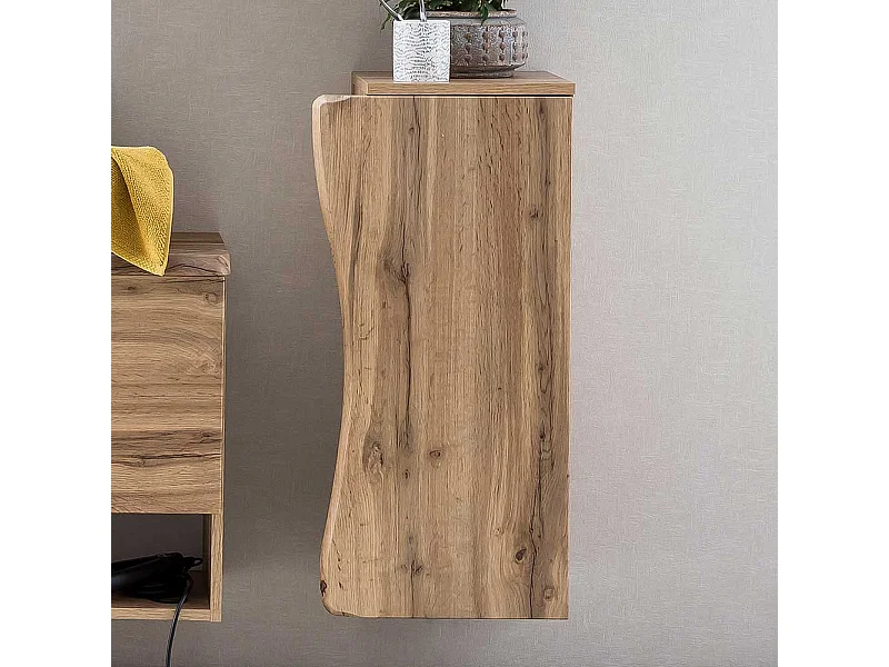 Badschrank in Wildeichefarben Landhausstil