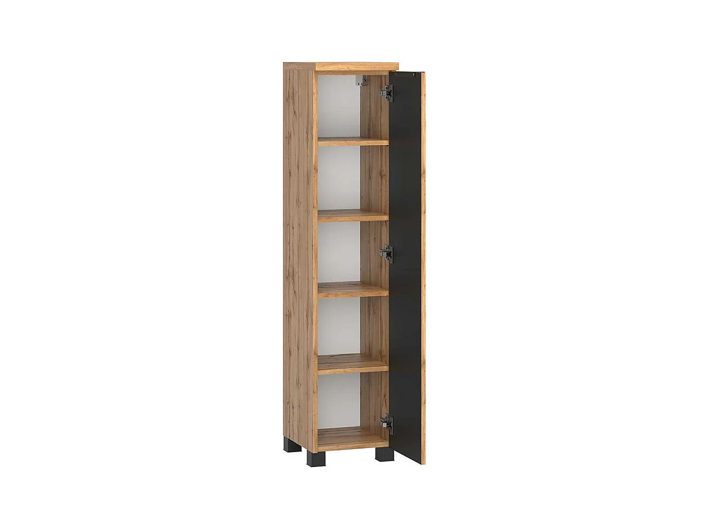 Midi Badschrank modern in Wildeichefarben Made in Germany