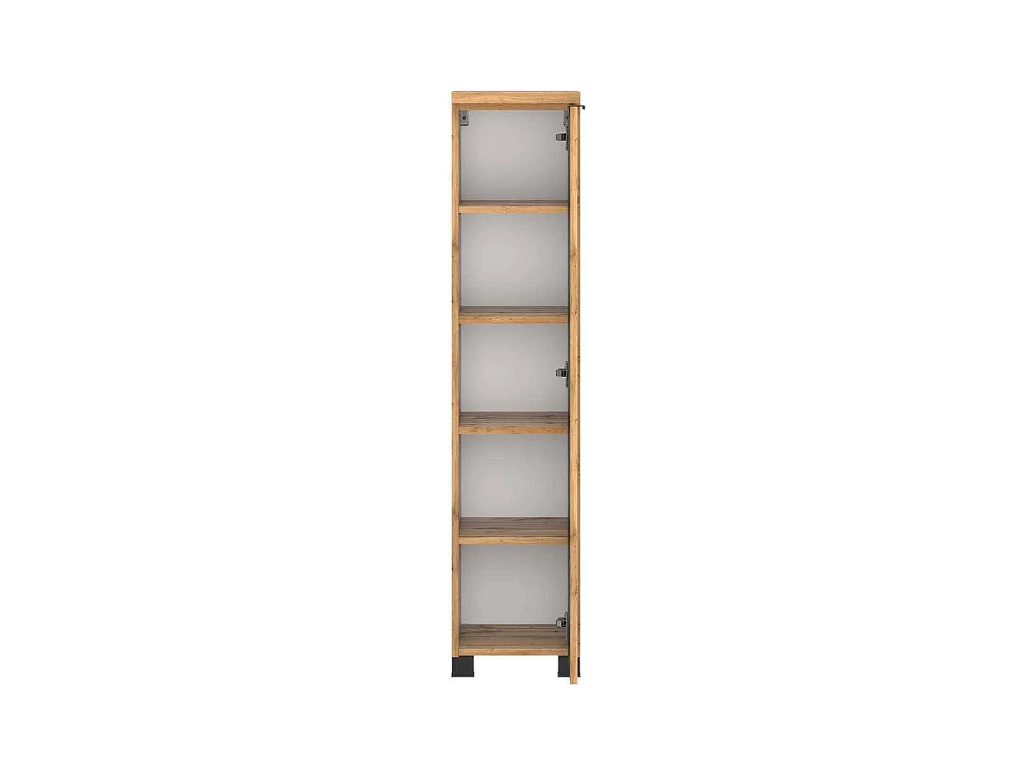 Midi Badschrank modern in Wildeichefarben Made in Germany