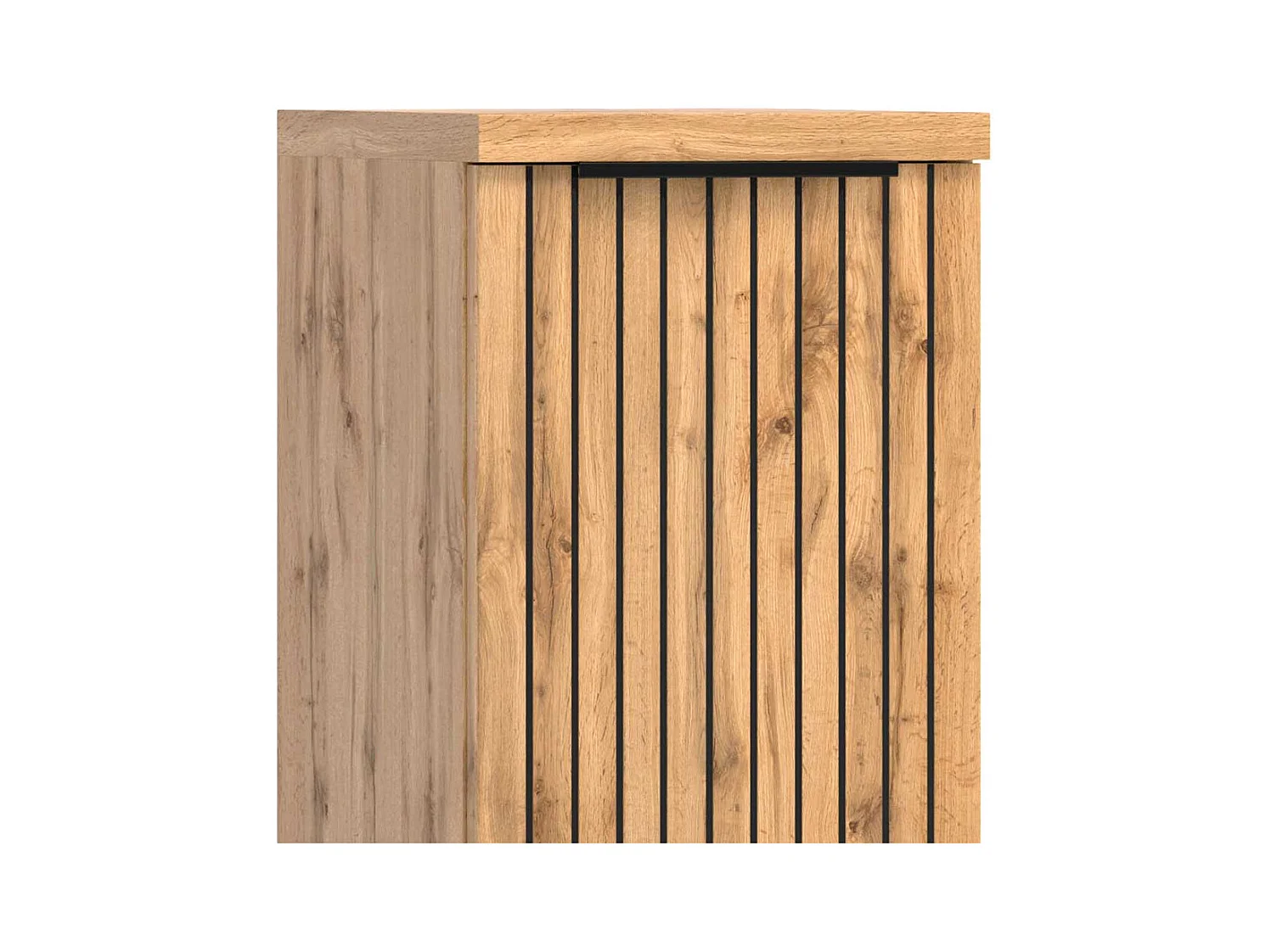 Midi Badschrank modern in Wildeichefarben Made in Germany