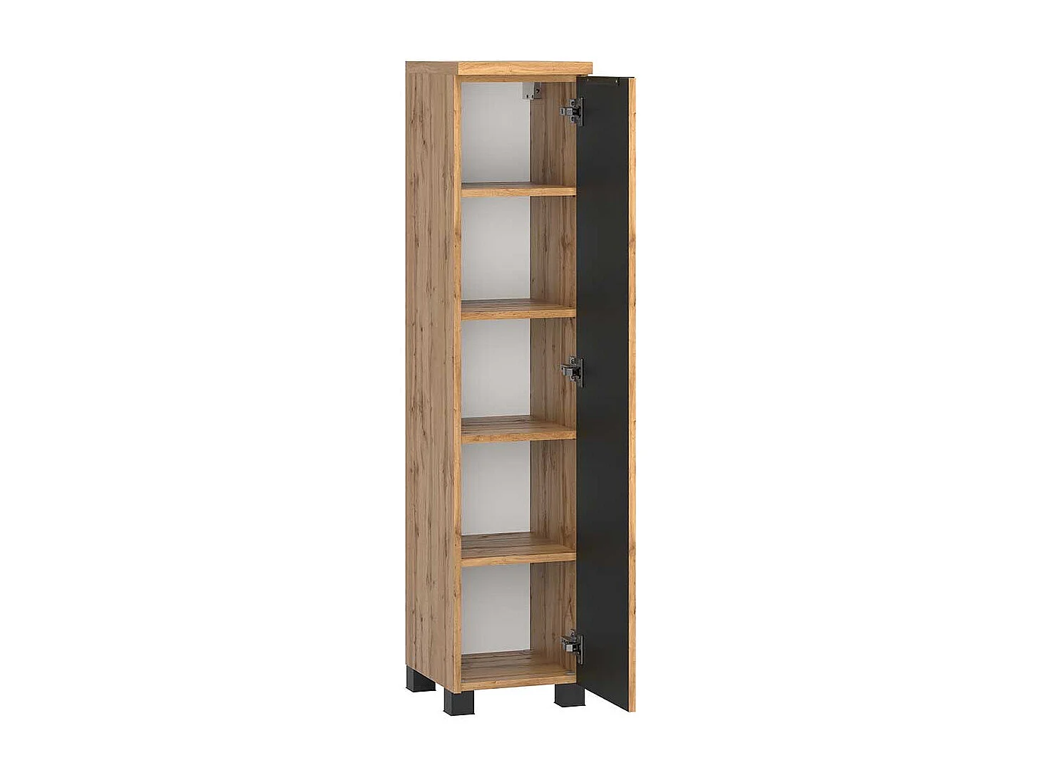 Midi Badschrank modern in Wildeichefarben Made in Germany