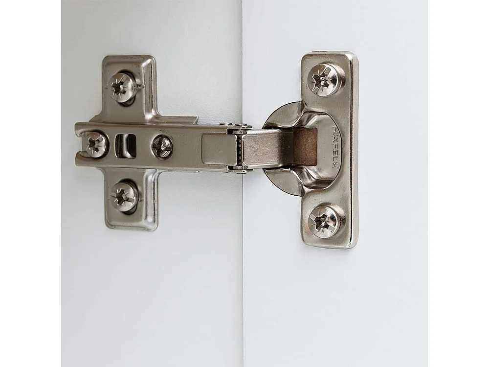 Weißer Bad Hängeschrank 30 cm breit 1-türig