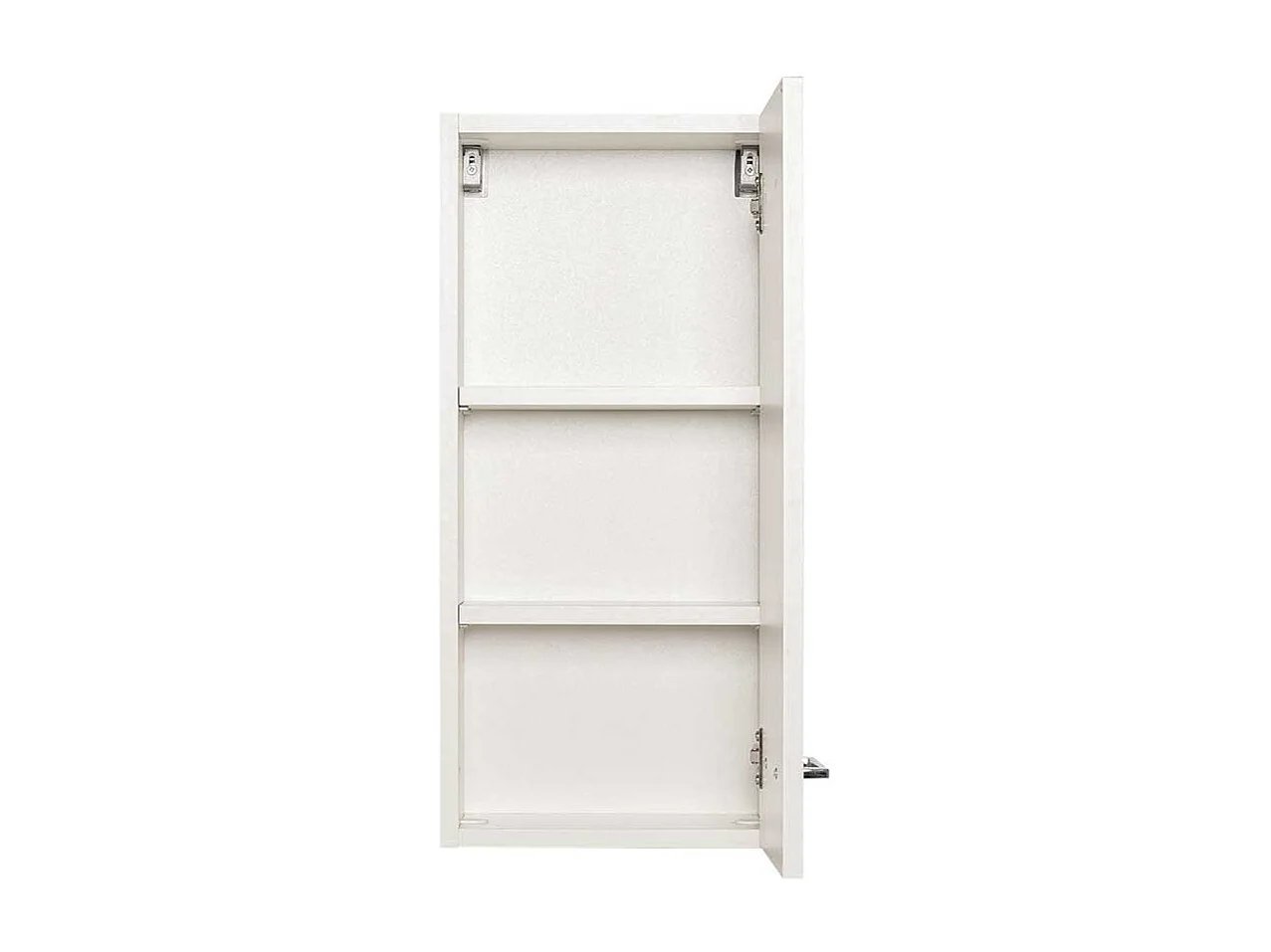 Weißer Bad Hängeschrank 30 cm breit 1-türig