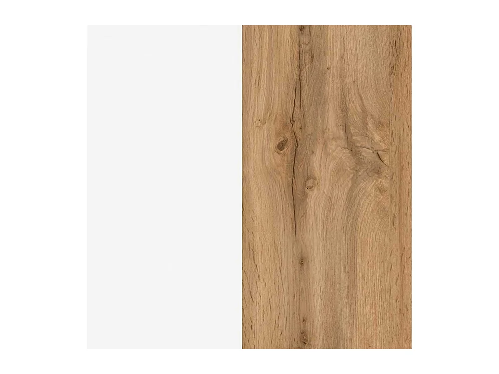 Badezimmermidischrank modern in Wildeichefarben und Weiß Made in Germany