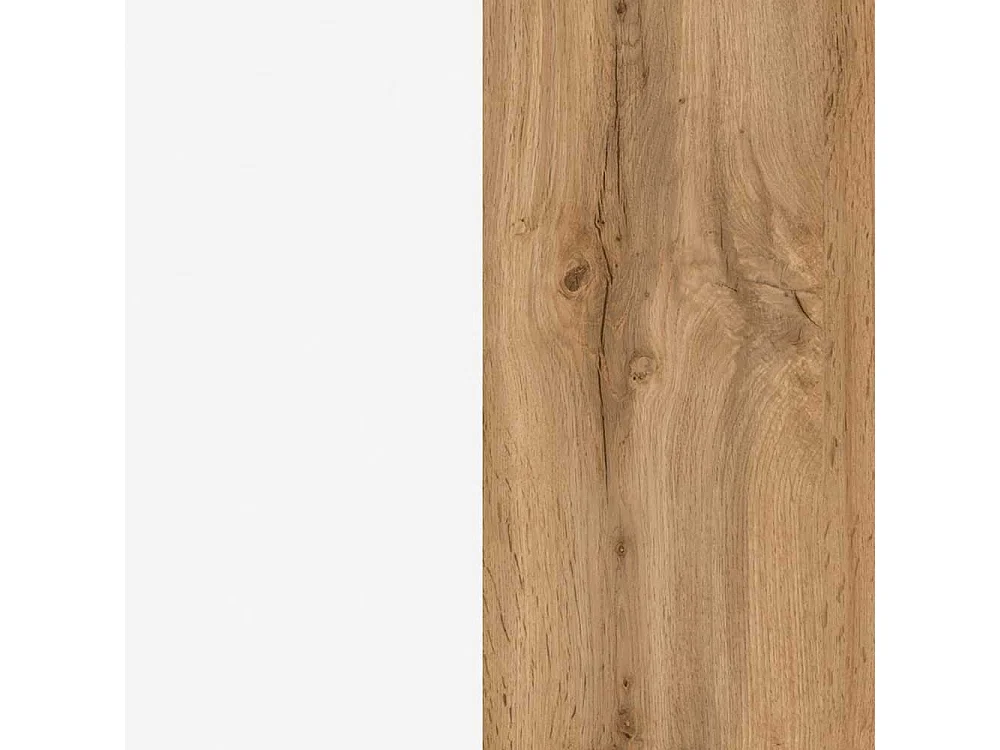 Badezimmermidischrank modern in Wildeichefarben und Weiß Made in Germany