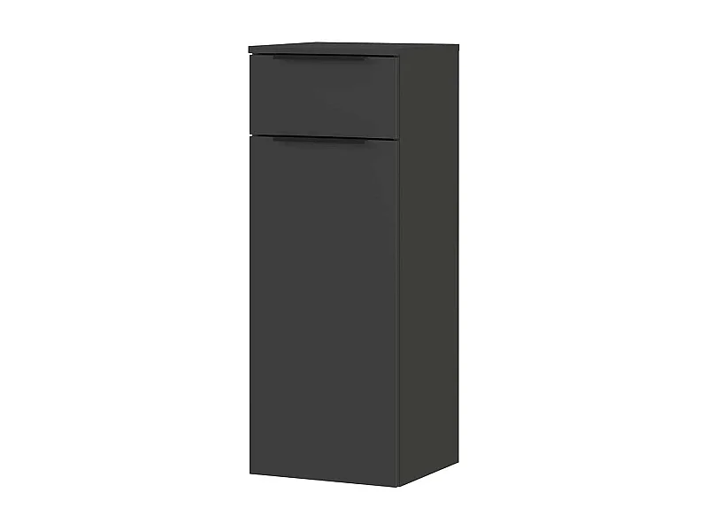 Hängender Badezimmerschrank in Dunkelgrau Made in Germany