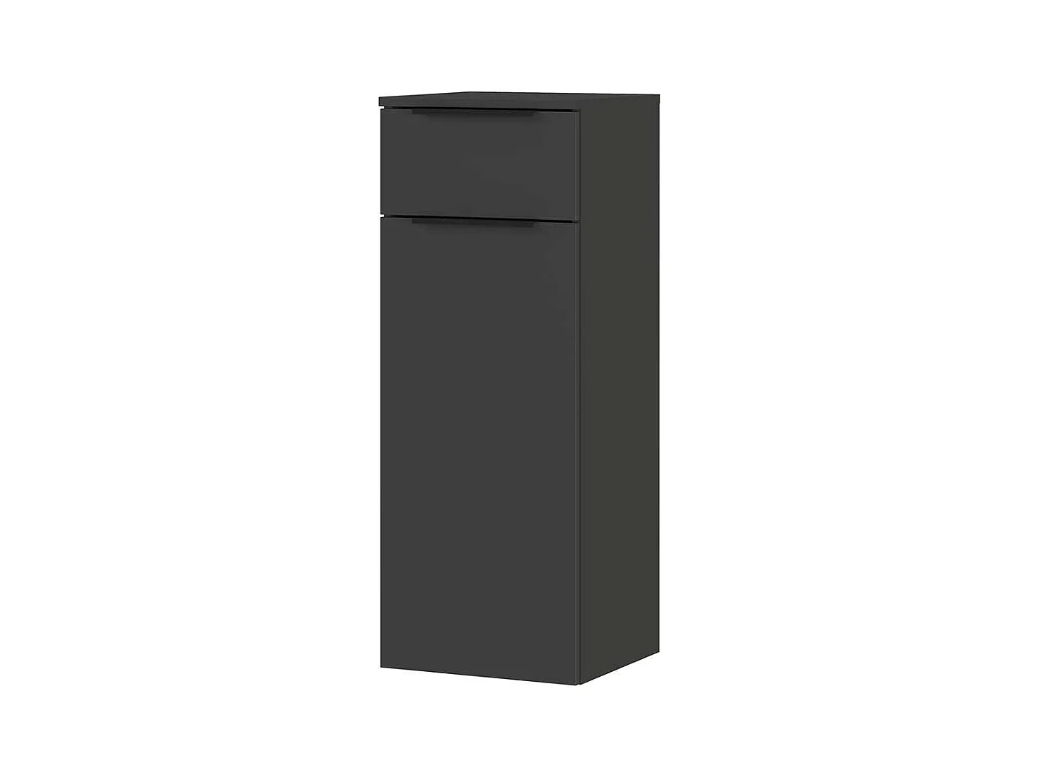 Hängender Badezimmerschrank in Dunkelgrau Made in Germany