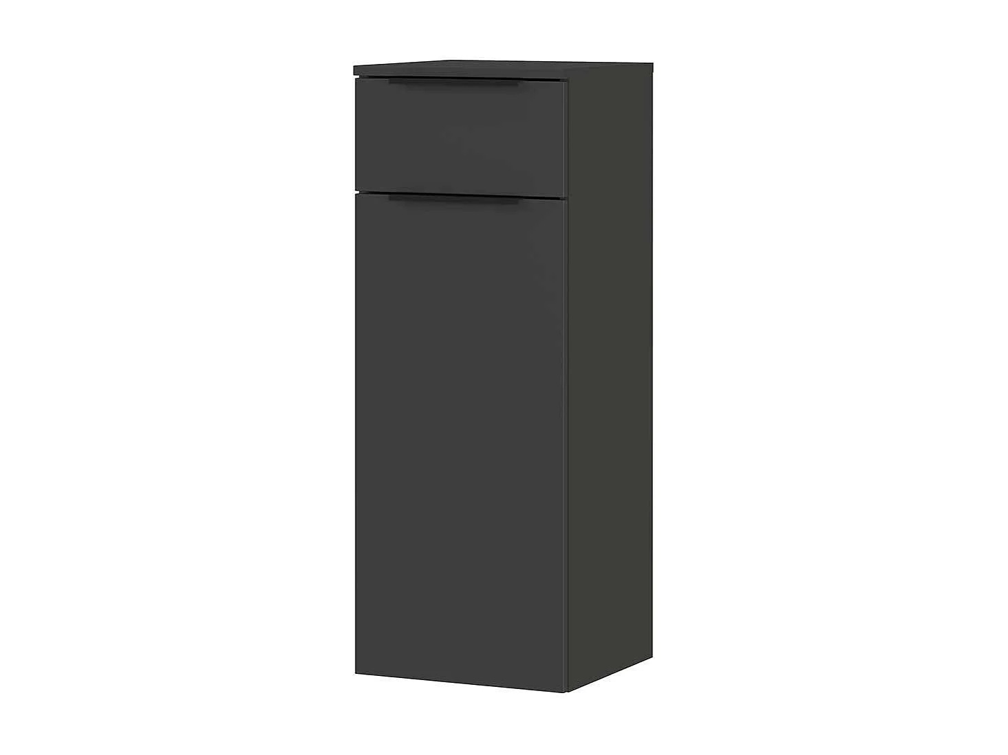 Hängender Badezimmerschrank in Dunkelgrau Made in Germany