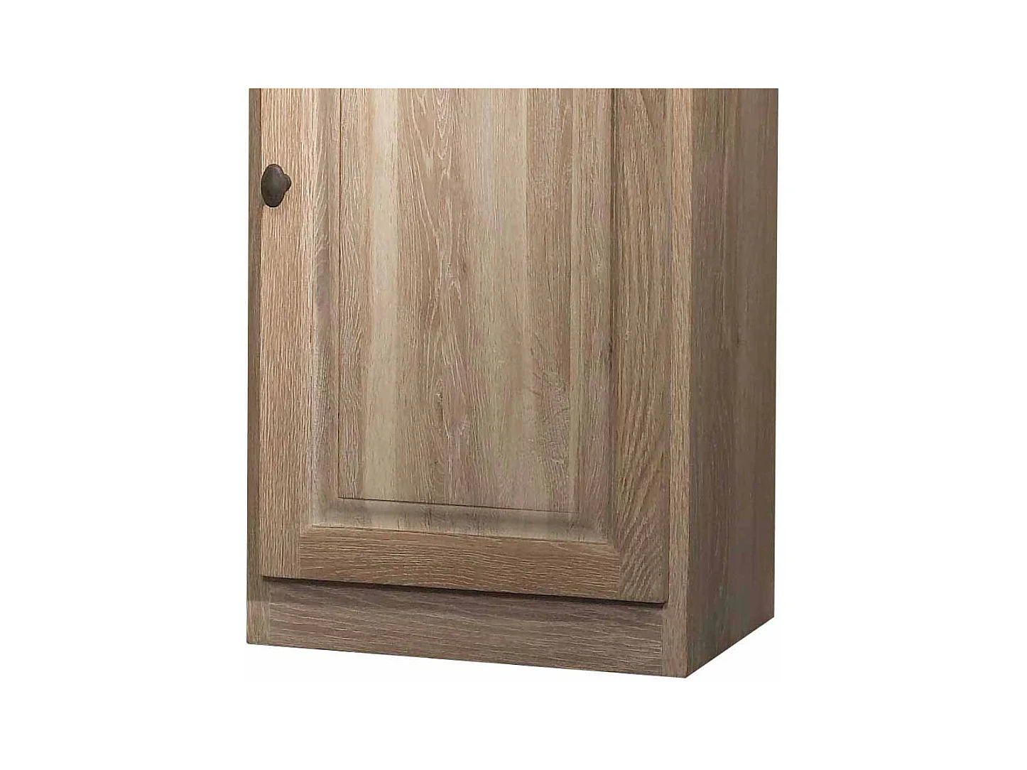 Badezimmer Hochschrank aus Eiche White Wash 200 cm hoch