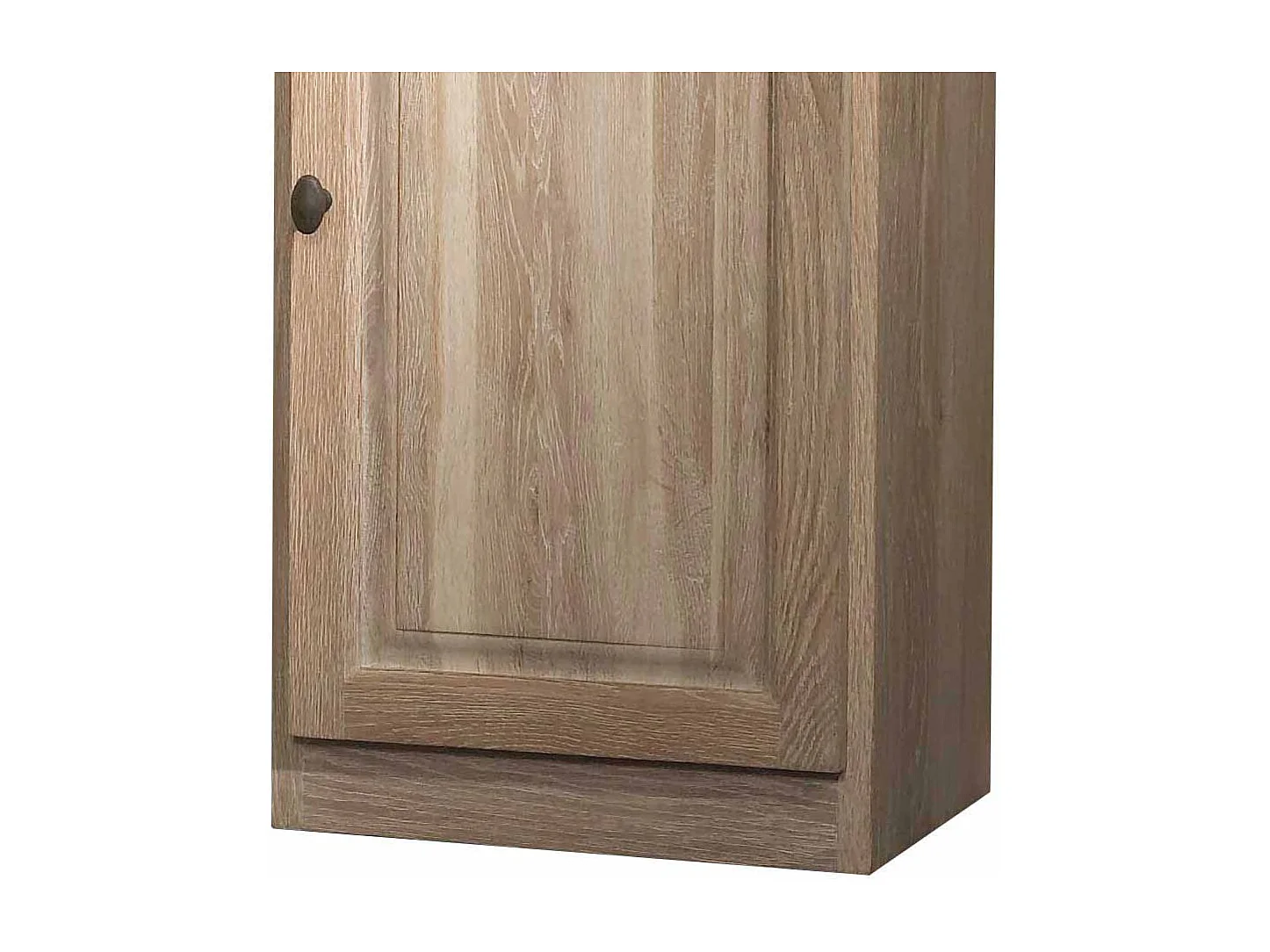 Badezimmer Hochschrank aus Eiche White Wash 200 cm hoch