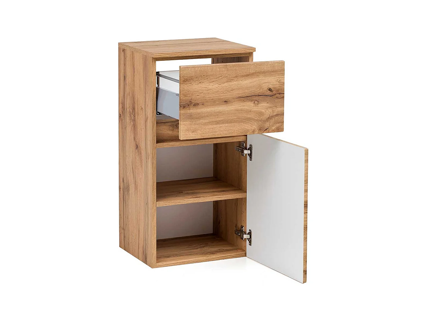 Badezimmer Unterschrank im Wildeiche Dekor modern