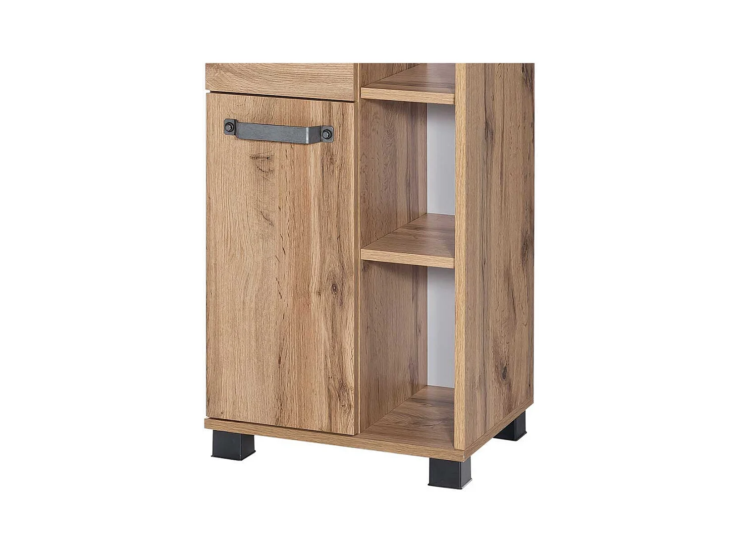 Badezimmerhochschrank in Wildeichefarben Made in Germany