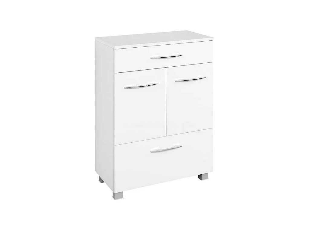 Bad Unterschrank in Weiß 60 cm breit