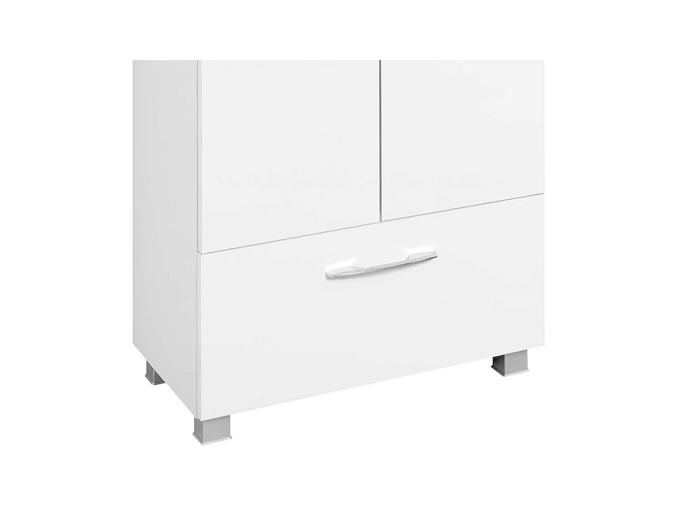 Bad Unterschrank in Weiß 60 cm breit