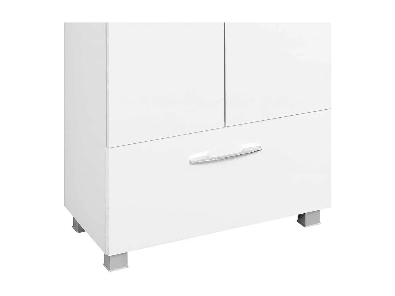 Bad Unterschrank in Weiß 60 cm breit