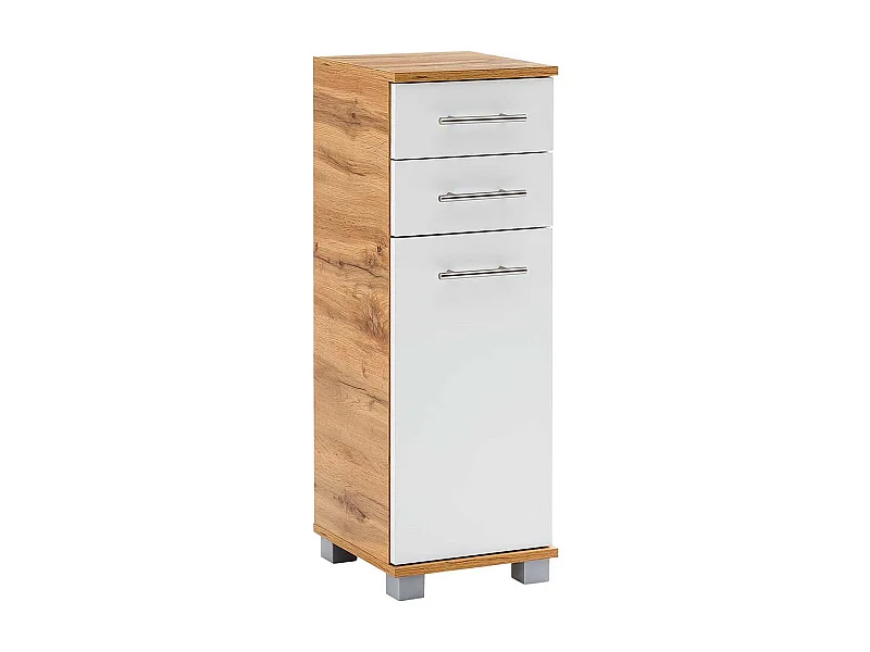 Badezimmer Unterschrank mit zwei Schubladen 1 türig