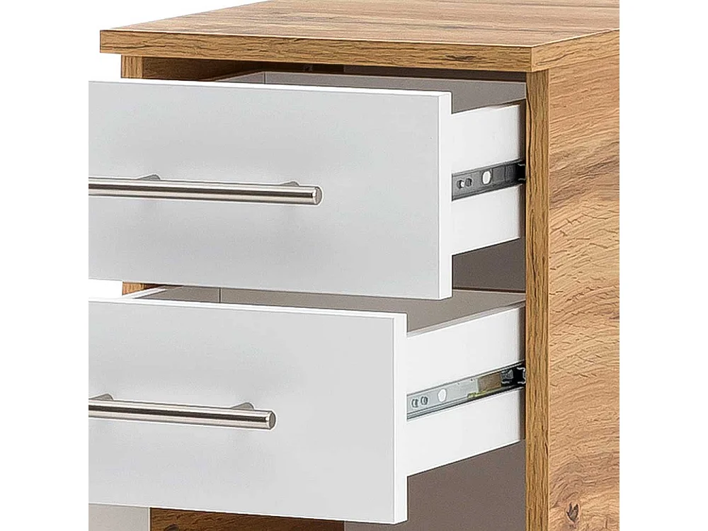 Badezimmer Unterschrank mit zwei Schubladen 1 türig