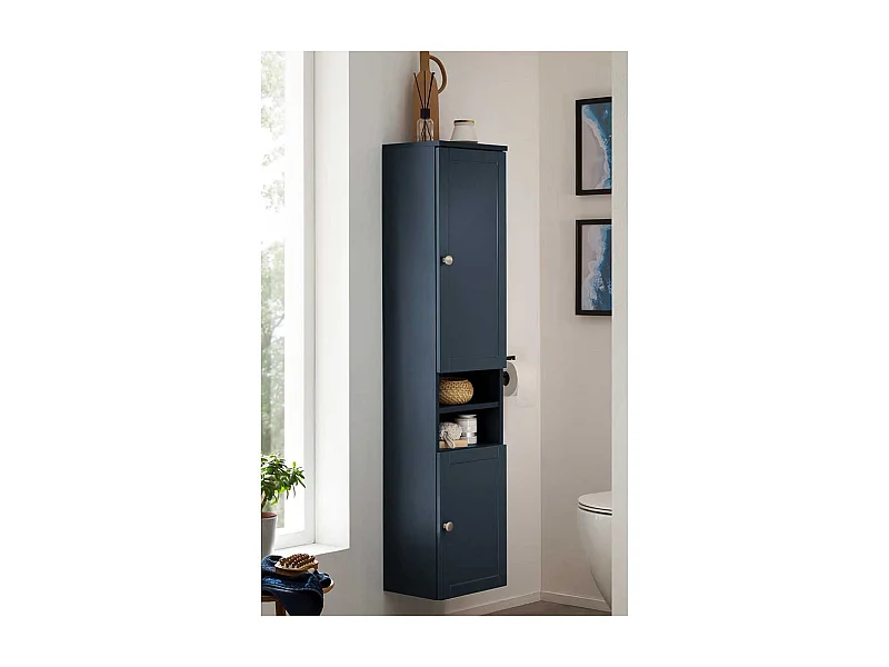 Badezimmer Hochschrank im Landhausstil 31 cm breit