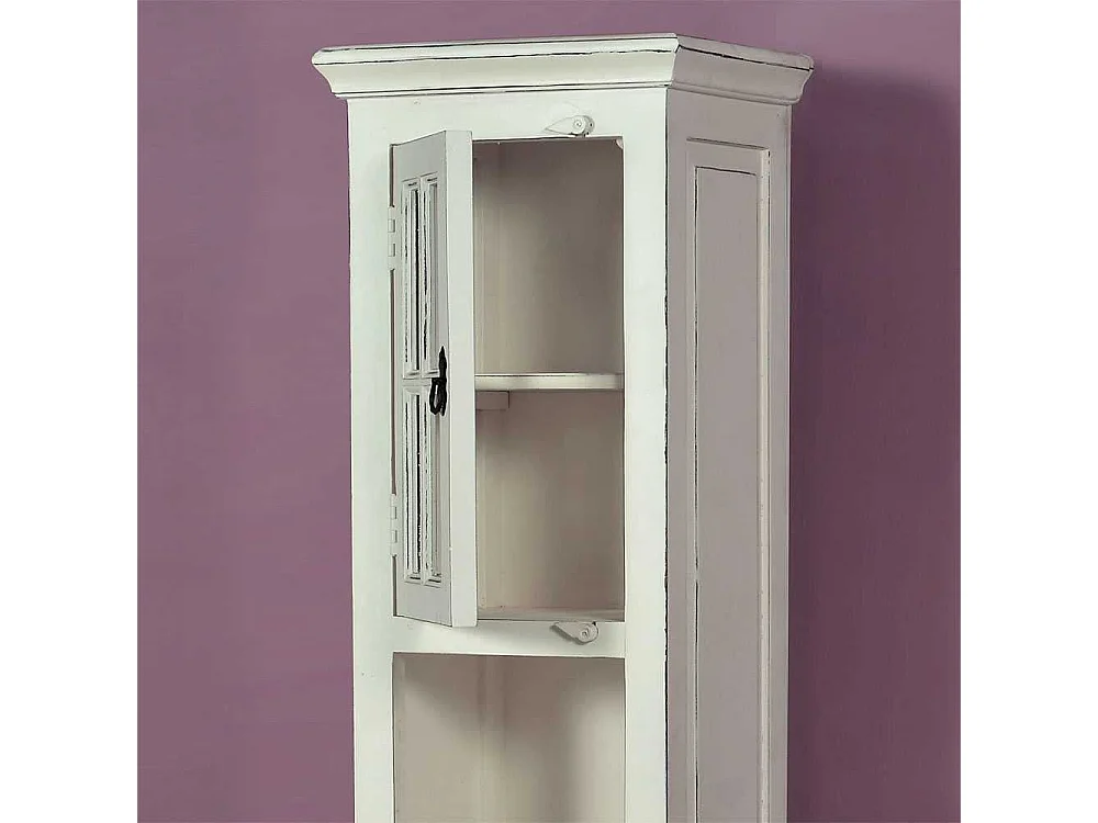 Hochschrank in Antikweiß Used Look