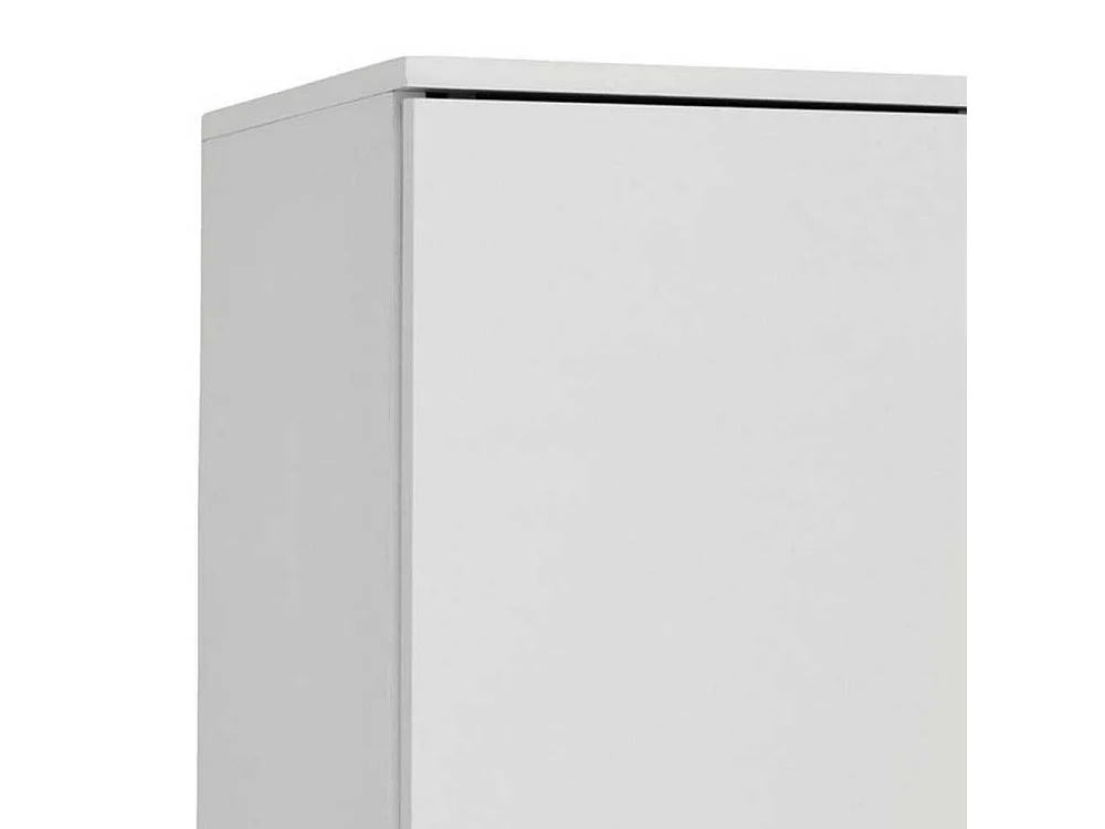 Hochschrank Badezimmerschrank mit Drehtüren 161 cm hoch