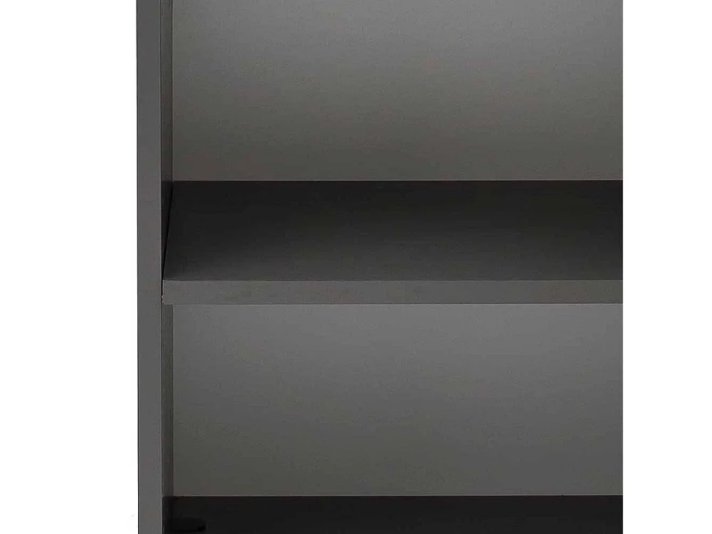 Badunterschrank mit Baumkante NB in Wildeichefarben Dunkelgrau